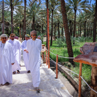 زيارة معالي السيد إبراهيم بن سعيد البوسعيدي وزير التراث والسياحة إلى قرية سرور بولاية سمائل