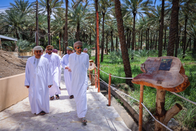 زيارة معالي السيد إبراهيم بن سعيد البوسعيدي وزير التراث والسياحة إلى قرية سرور بولاية سمائل