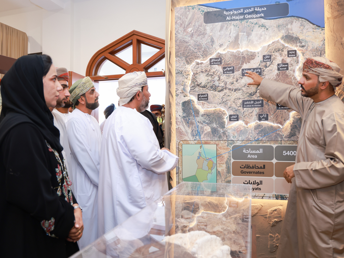 افتتاح النسخة الخامسة من معرض التراث الجيولوجي العُماني بالجبل الأخضر — 2
