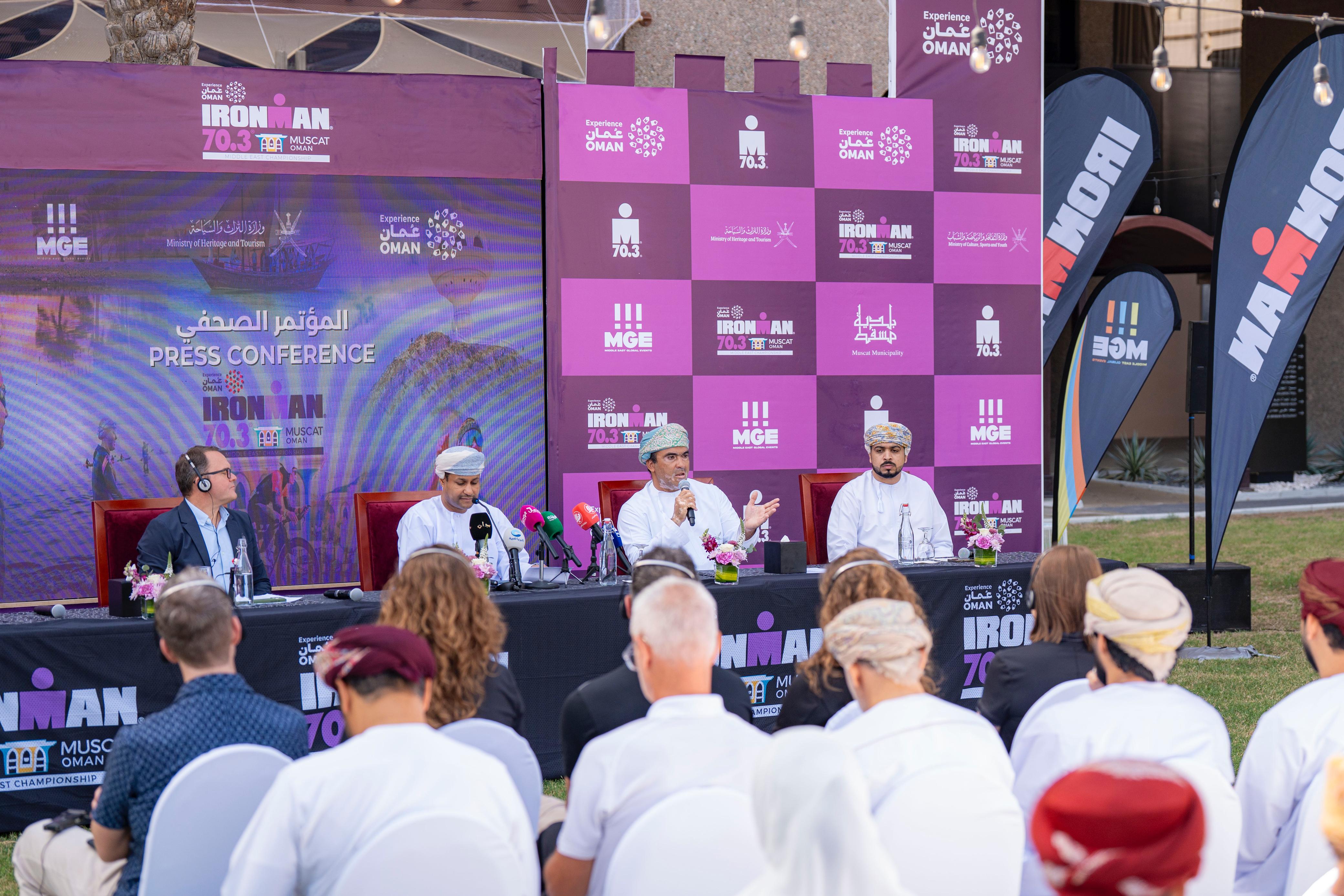 بطولة الشرق الأوسط «اكتشف عُمان للرجل الحديدي 70.3 – مسقط» تكرّس مكانة سلطنة عمان كوجهة رائدة للسياحة الرياضية